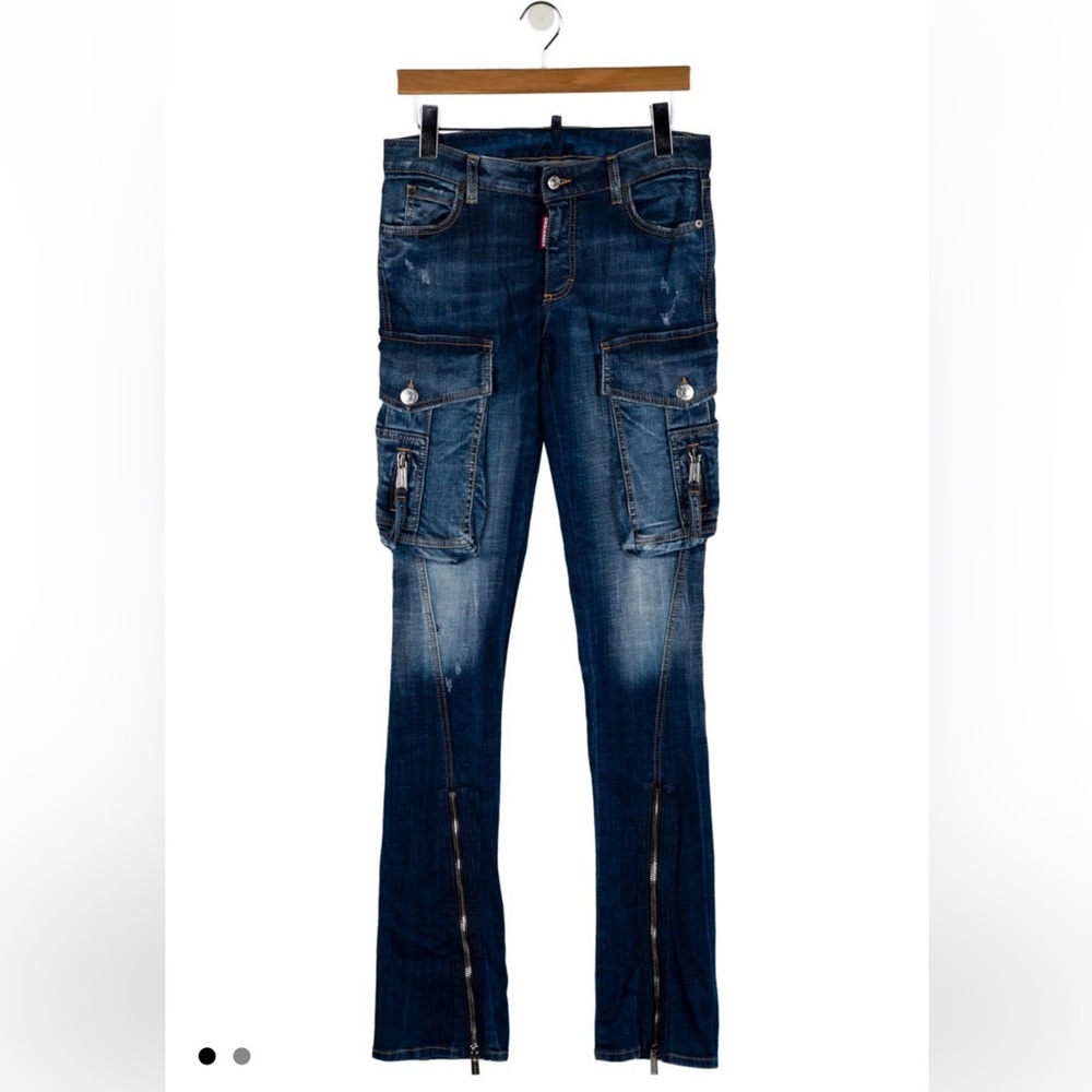Dsquared2 Blue Cargo Jeans, EUC! Worn 1x